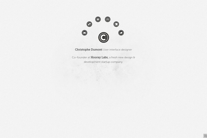 Christophe Dumont website preview